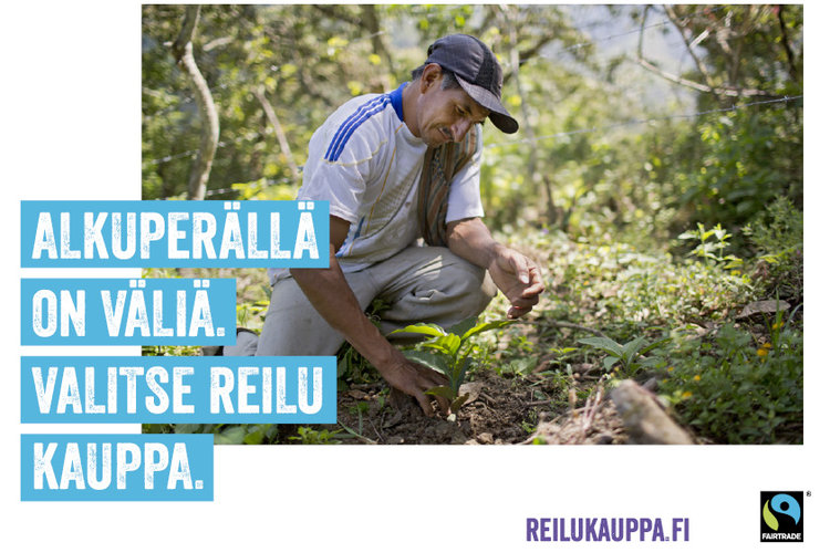 reilukauppa.fi alkuperällä on väliä. valitse reilu kauppa.