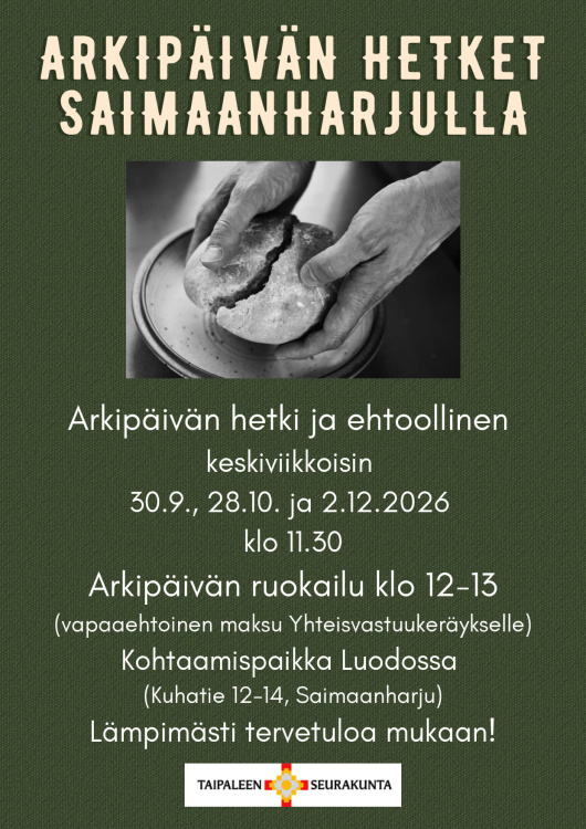 Arkipäivän hetki ja ateria