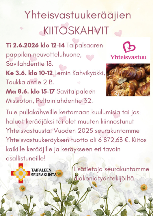 kuvassa pulla ja mainostekstiä