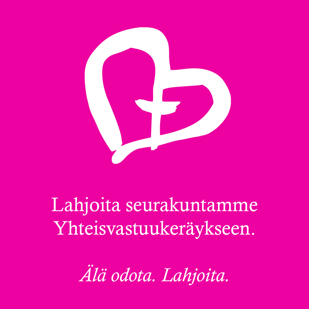 Lahjoita tästä Taipaleen seurakunnan Yhteisvastuukeräykseen.